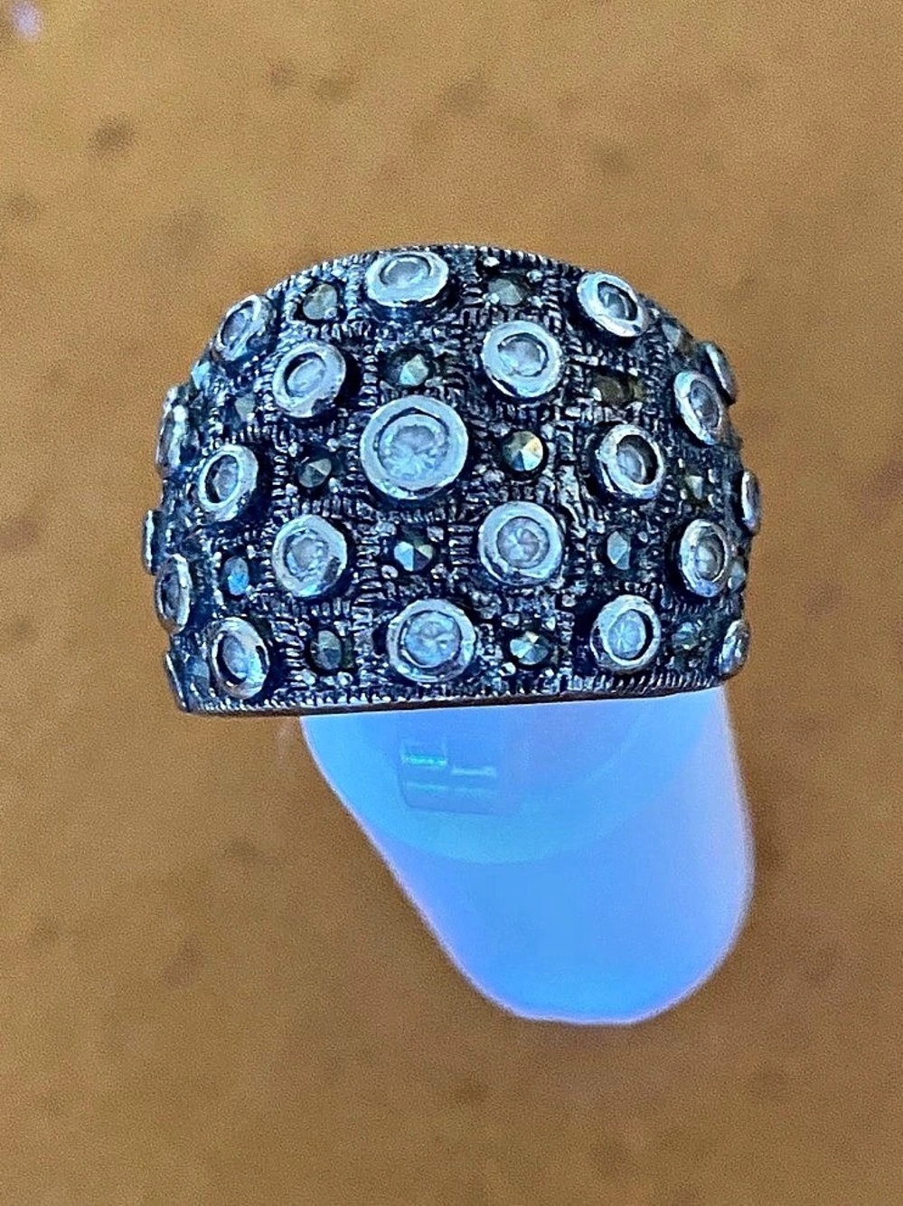 Sterling Silver Dome Ring Size 7